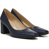 image:imageNaturalizer Womens Warner Square Toe Block Heel PumpFrench Navy Blue