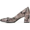 image:imageNaturalizer Womens Warner Square Toe Block Heel PumpSand Drift Python Print