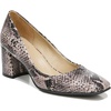 image:imageNaturalizer Womens Warner Square Toe Block Heel PumpSand Drift Python Print