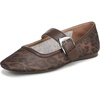 Dark Brown Leopard Print Mesh