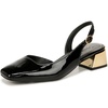 Black Faux Leather