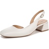 Warm White Leather