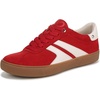 Crimson Red Suede