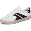 White/Black Leather