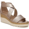 image:imageNaturalizer Women Goodtimes Casual Ankle Straps Wedge SandalWarm Silver Synthetic