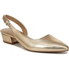 Dark Gold Metallic Leather