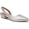 Silver Metallic Leather