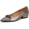image:imageNaturalizer Womens Becca Ballet FlatPewter Silver Metallic