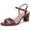 Cranberry Red Faux Leather