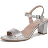 Soft Silver Metallic Linen