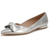 image:imageNaturalizer Womens Havana Pointed Toe Slip On Dress Ballet FlatSilver Bow