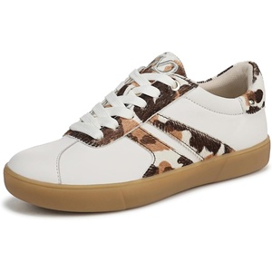 image:imageNaturalizer MedinaWarm White LeatherBrown Cow Print