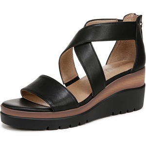 image:imageNaturalizer Women Goodtimes Casual Ankle Straps Wedge SandalBlackBlack Wedge