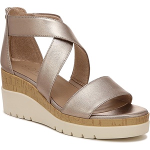 image:imageNaturalizer Women Goodtimes Casual Ankle Straps Wedge SandalWarm Silver Synthetic