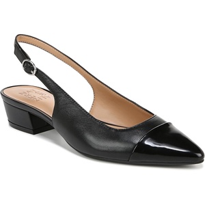 image:imageNaturalizer Womens Banks Slingback PumpBlack Leather Toe Cap