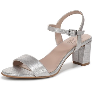 image:imageNaturalizer Womens Bristol SandalSoft Silver Metallic Linen