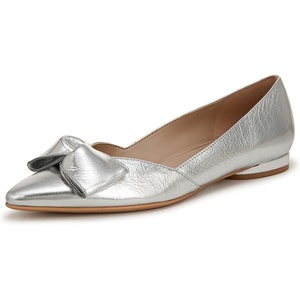 image:imageNaturalizer Womens Havana Pointed Toe Slip On Dress Ballet FlatSilver Bow