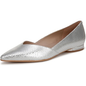 image:imageNaturalizer Womens Havana Pointed Toe Slip On Dress Ballet FlatSilver Snake Print Leather