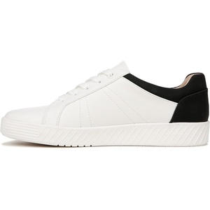 image:imageNaturalizer Womens Neela Lace Up SneakerWhiteBlack Faux Leather