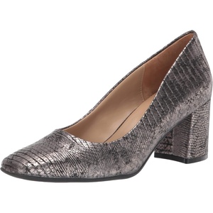 image:imageNaturalizer Womens Warner Square Toe Block Heel PumpPewter