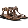 image:imageNaturalizer Brandy SandalsDark Brown Leopard Suede