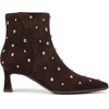 image:imageNaturalizer Deesha BootiesChocolate Brown Studded Suede