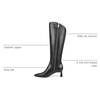 image:imageNaturalizer Deesha Womens Knee High Boots NWOBBlack