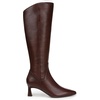 image:imageNaturalizer Deesha Womens Knee High Boots NWOBChocolate Brown Leather Wide Calf
