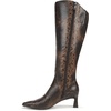 image:imageNaturalizer Deesha Womens Knee High Boots NWOBDark Brown Snake Print Leather  Wide Calf