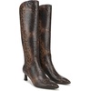 image:imageNaturalizer Deesha Womens Knee High Boots NWOBDark Brown Snake Print Leather  Wide Calf