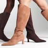 image:imageNaturalizer Deesha Womens Knee High Boots NWOBMahogany Brown Suede Wide Calf