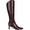 image:imageNaturalizer DeeshaMerlot Red Croco Print Leather