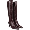 image:imageNaturalizer DeeshaMerlot Red Croco Print Leather