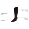 image:imageNaturalizer Emily Narrow Calf Knee High BootsChocolate Bar Brown Leather