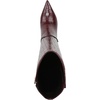 image:imageNaturalizer Emily Wide Calf Knee High BootsCranberry Red Croco Leather
