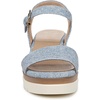 image:imageNaturalizer Graciela Wedge SandalsLight Denim Blue