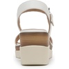 image:imageNaturalizer Graciela Wedge SandalsWhite Smooth