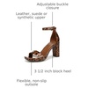 image:imageNaturalizer Joy Dress SandalsAnimal Print Cheetah Patent