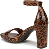 image:imageNaturalizer Joy Dress SandalsAnimal Print Cheetah Patent