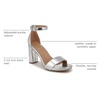 image:imageNaturalizer Joy Dress SandalsSilver Metallic Smooth