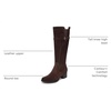 image:imageNaturalizer Kenna Knee High BootsChocolate Bar Brown Suede