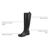 image:imageNaturalizer Ontime Extra Wide Calf Knee High BootsBlack Leather