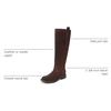 image:imageNaturalizer Ontime Extra Wide Calf Knee High BootsChocolate Brown Suede