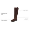 image:imageNaturalizer Ontime Knee High BootsChocolate Brown Suede