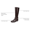 image:imageNaturalizer Rena2 Narrow Calf BootsDark Brown Leather