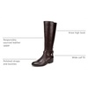 image:imageNaturalizer Rena2 Wide Calf BootsDark Brown Leather
