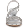 image:imageNaturalizer Vanessa3 Strappy SandalsSilver Satin
