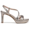 image:imageNaturalizer Womens Abby Heeled Dress SandalPewter Snake Faux Leather
