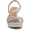 image:imageNaturalizer Womens Abby Heeled Dress SandalSilver Textured