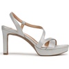 image:imageNaturalizer Womens Abby Heeled Dress SandalSilver Textured